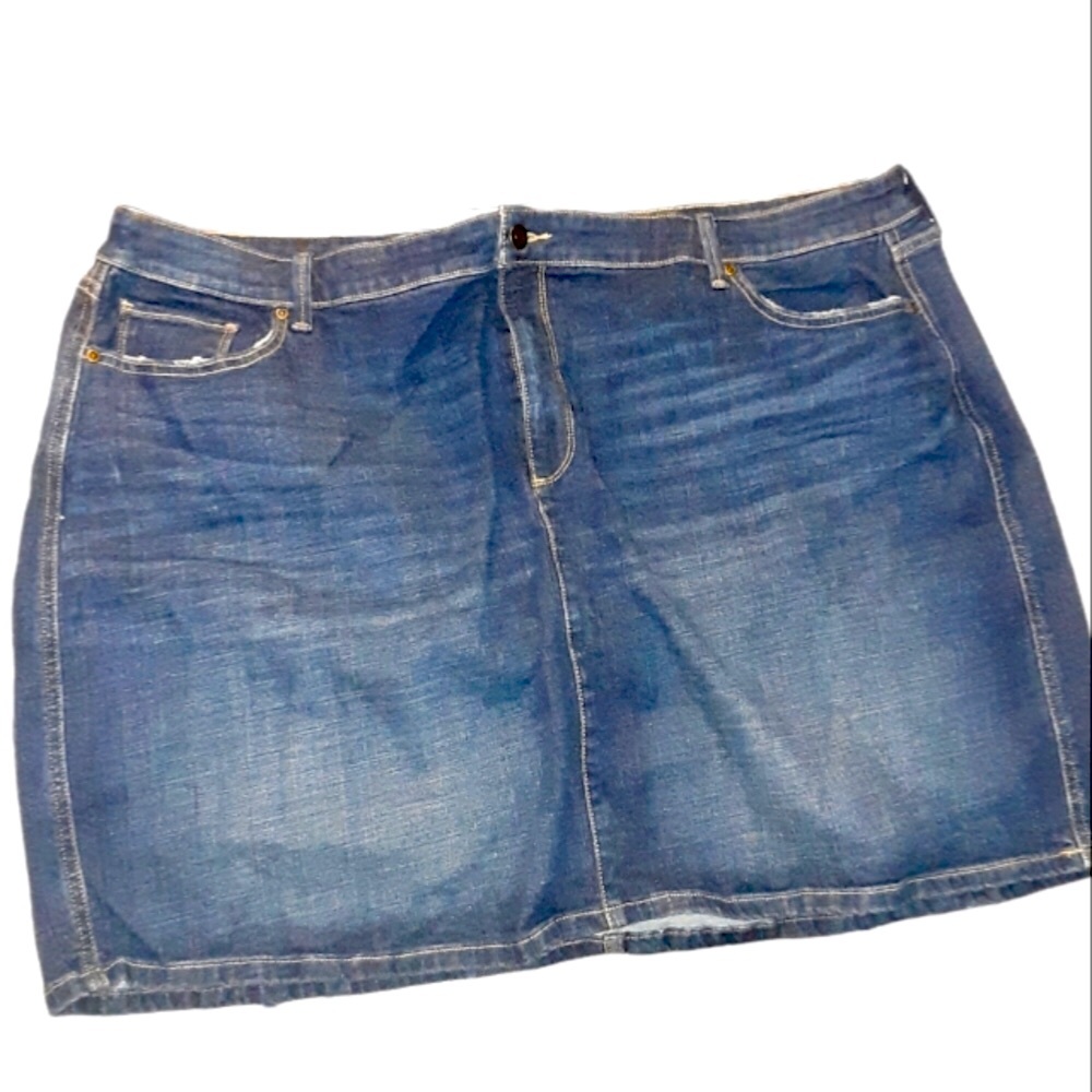 Sonoma Women's Blue Denim Mini Skirt Size 24